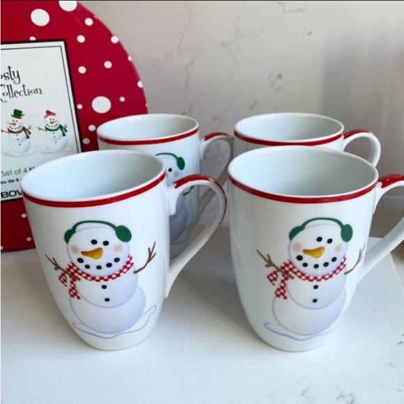NEW Bowring The Frosty Collection Snowman Mug Set - Picture 4 of 7